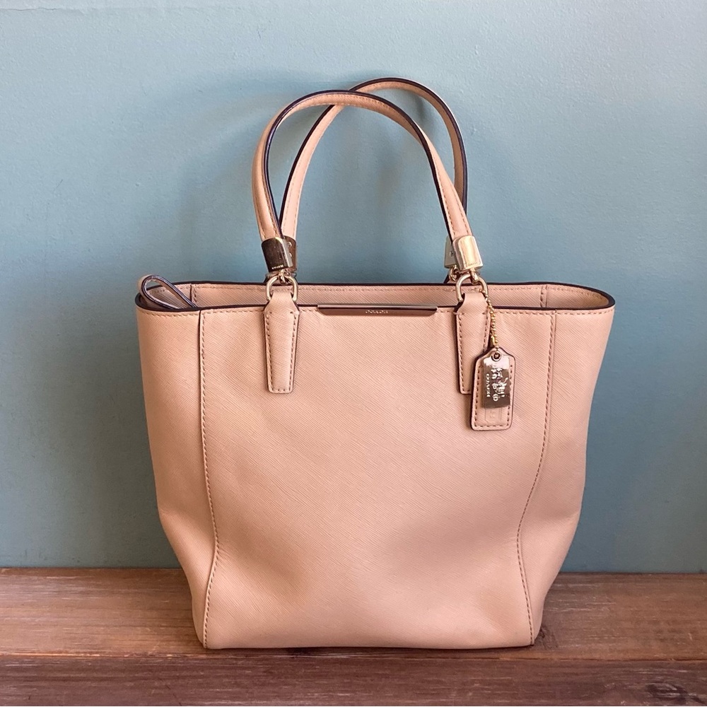 Coach Madison Mini North South Saffiano Leather Bag 29001